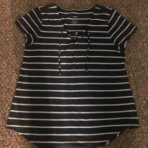 Striped cute tee